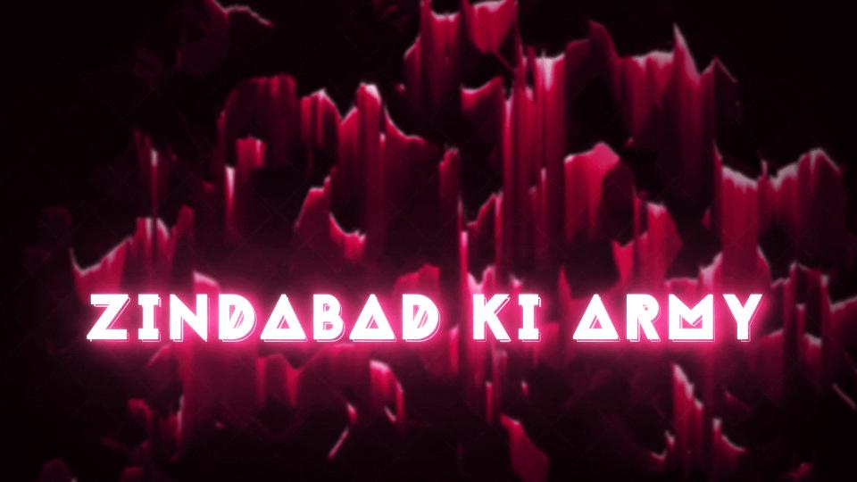 Discovery splash banner for Zindabad Ki Army Discord server