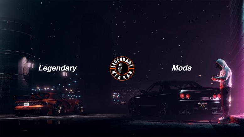 Discovery splash banner for Legendary Mods V3.1 Discord server