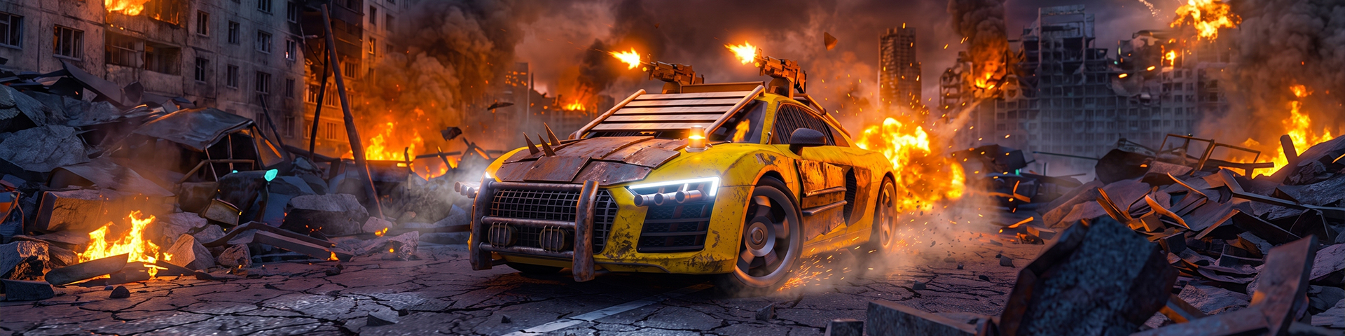 Discovery splash banner for Grand Mobile: URBAN MAYHEM Discord server