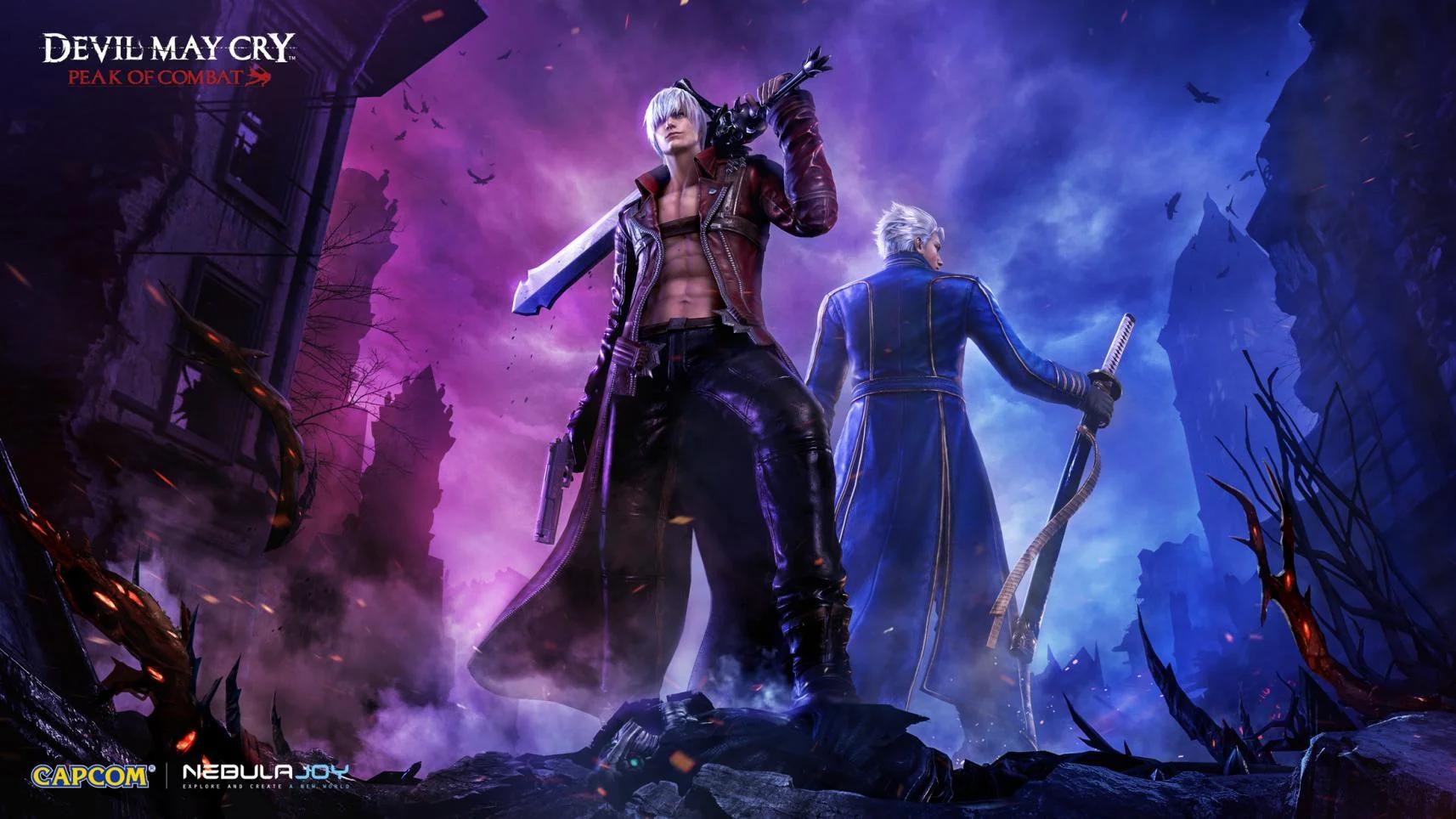 Discovery splash banner for Devil May Cry: Peak of Combat Discord server