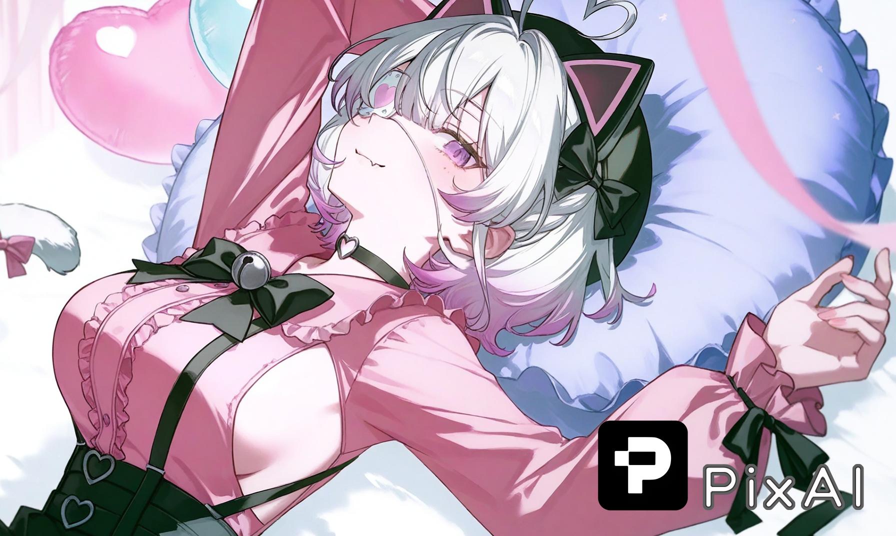 Discovery splash banner for PixAI - AI Art Generator for Anime and More Discord server