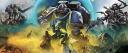Discovery splash banner for Helldivers 2/Space Marine 2 LFG Discord server