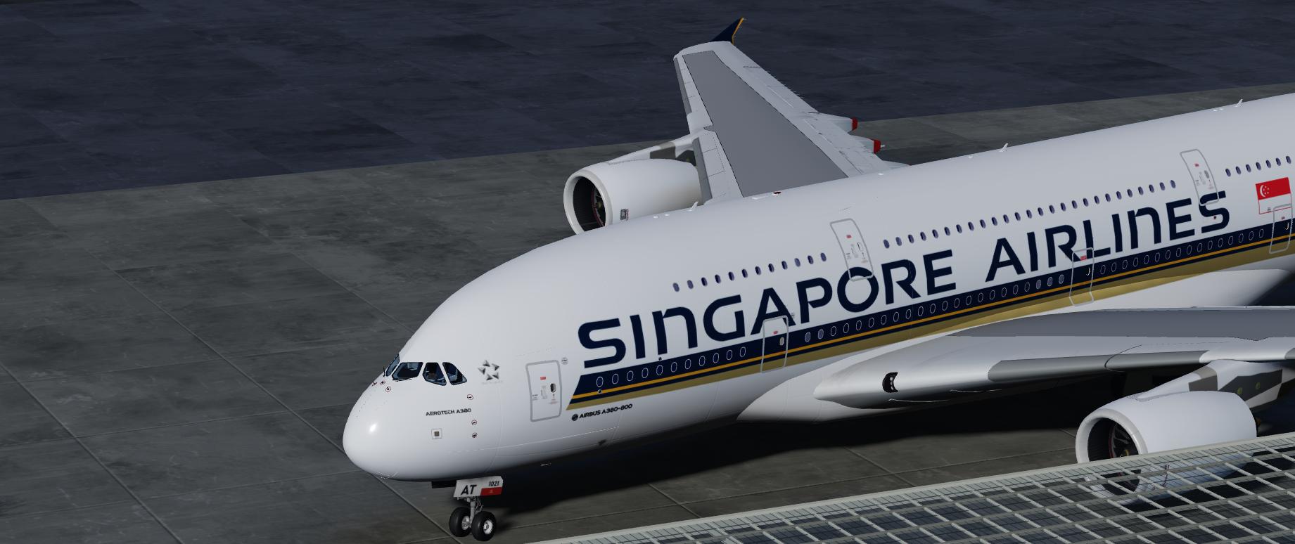 Discovery splash banner for Singapore Airlines Roblox Discord server