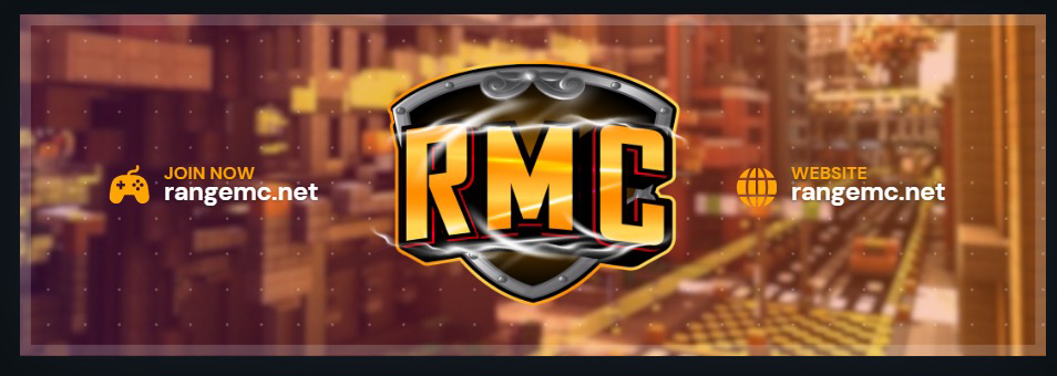 Discovery splash banner for RangeMC Netzwerk Discord server