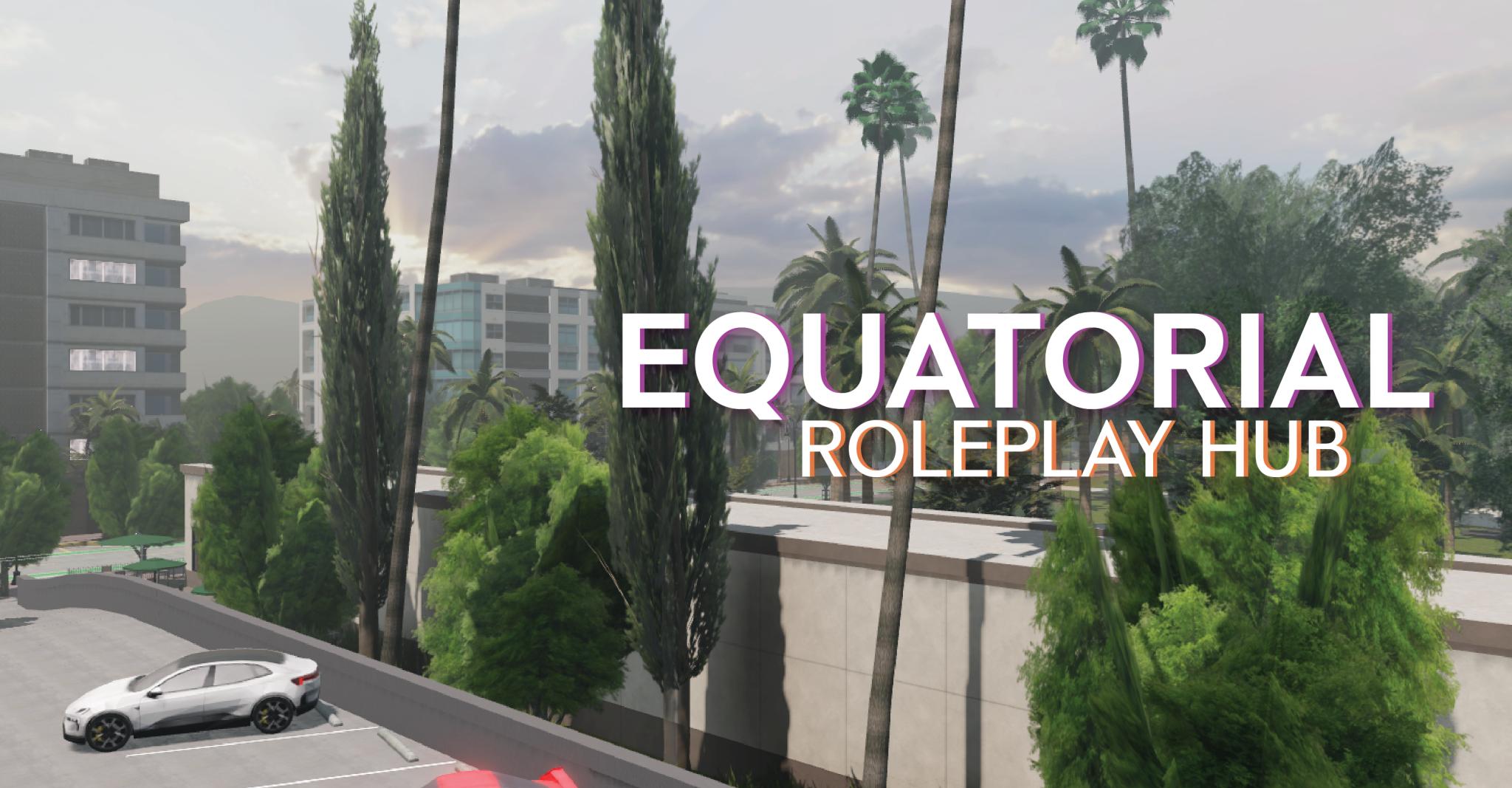 Discovery splash banner for Equatorial Roleplay Hub Discord server
