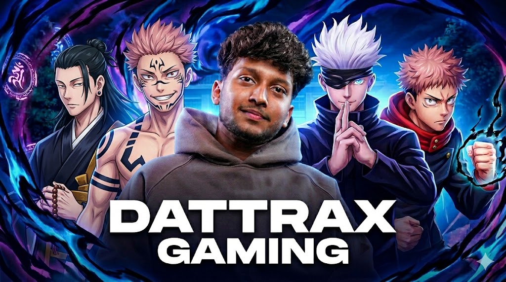 Discovery splash banner for Dattrax Gaming: Jujutsu High Discord server