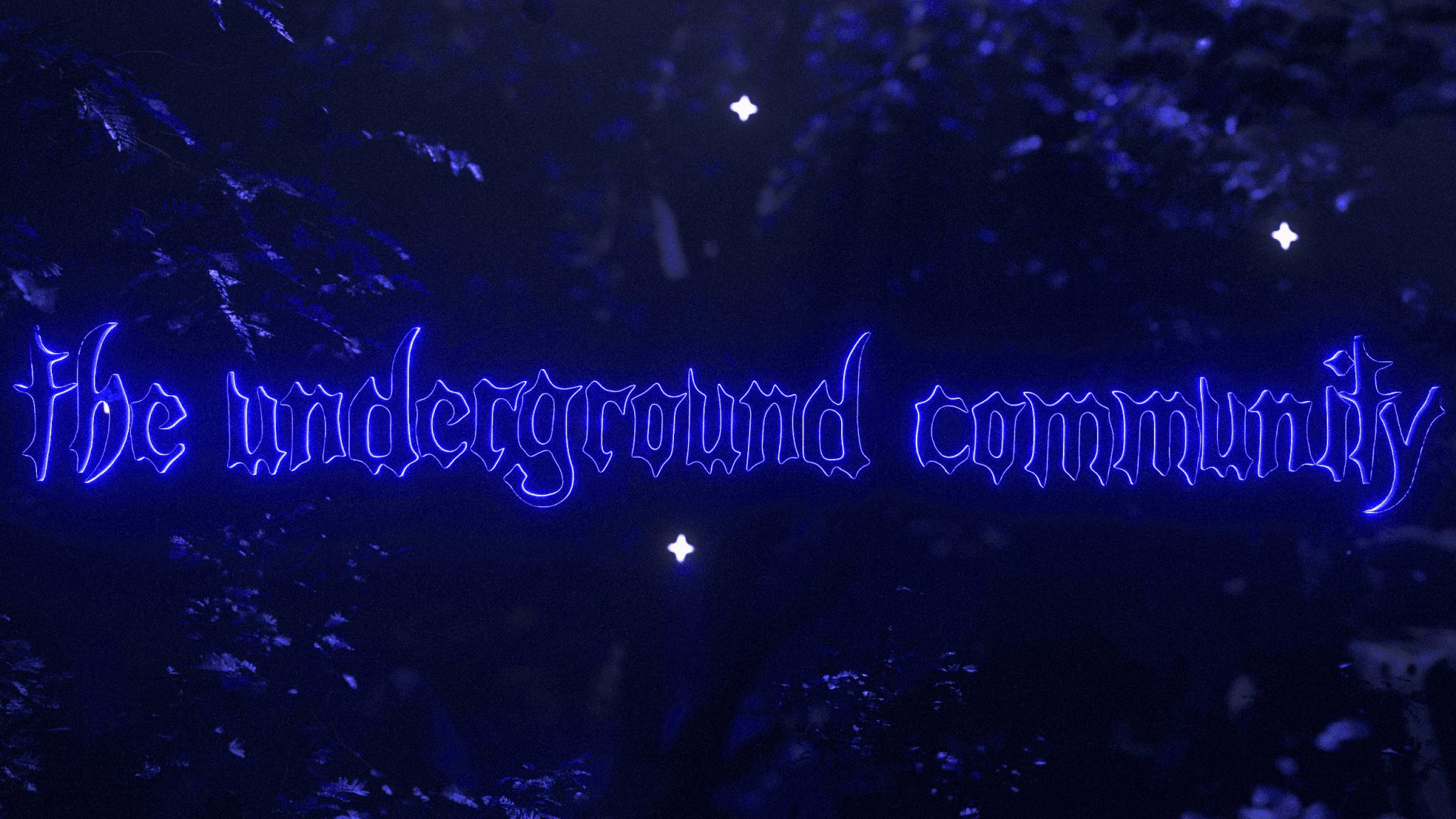 Discovery splash banner for The Underground Comm Discord server
