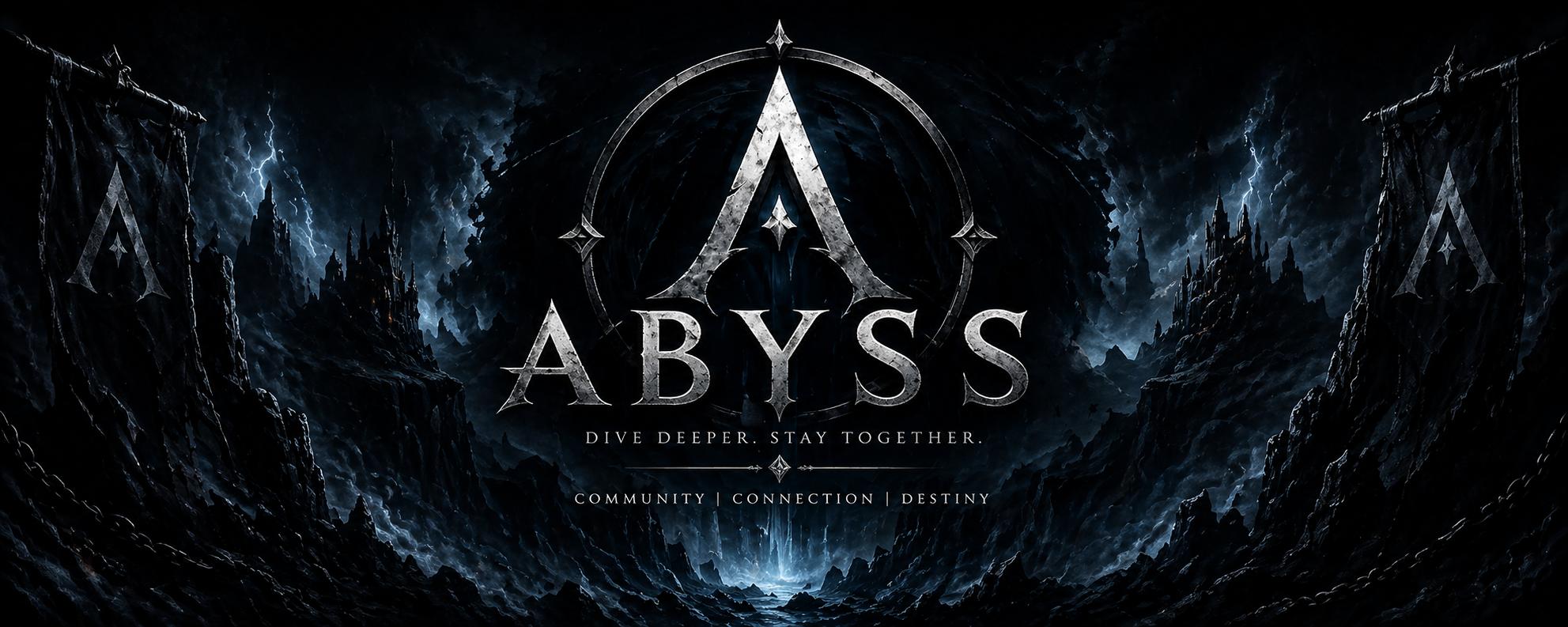 Discovery splash banner for ABYSS ☾⭒#DGKO ChukyDoo Discord server