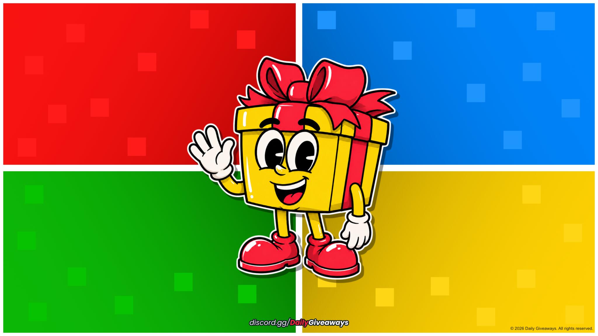 Discovery splash banner for 🎁 DAILY GIVEAWAYS! Discord server