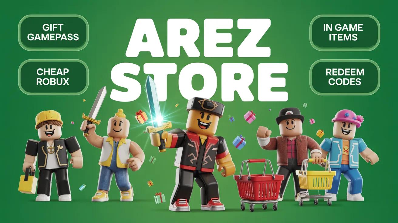 Discovery splash banner for Arez Store Official Discord server