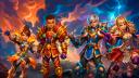 Discovery splash banner for Gods War Online Discord server