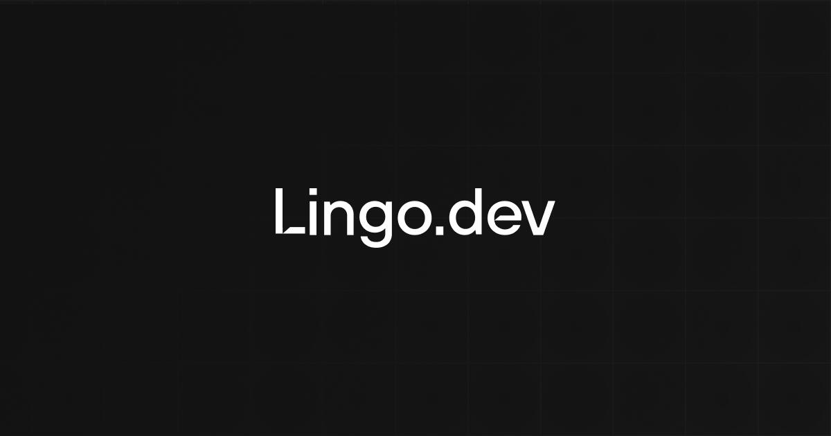 Discovery splash banner for Lingo.dev Discord server