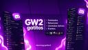 Discovery splash banner for GW2 #100K 🌎 | VC Activo・Español・Social・Gaming・Anime・Amigos・Juegos・Mexico・España・Argentina・Comunidad Discord server