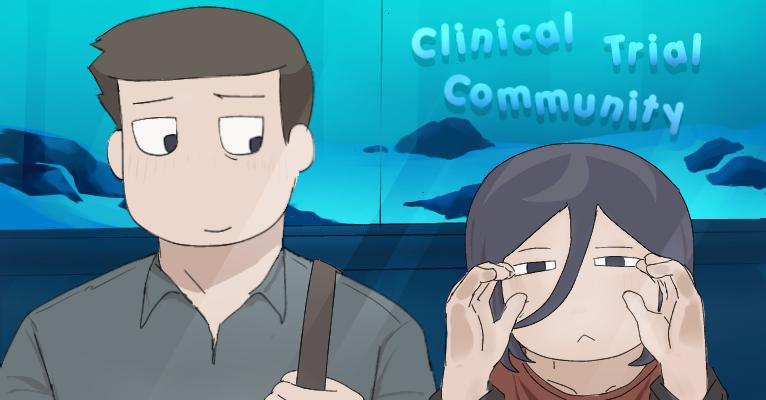 Discovery splash banner for Clinical Trial Community Discord server