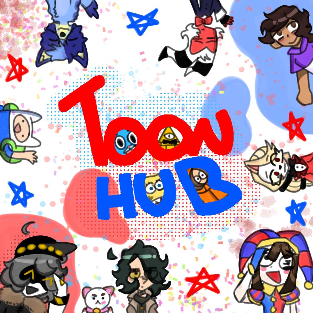 Discovery splash banner for ToonHub Discord server