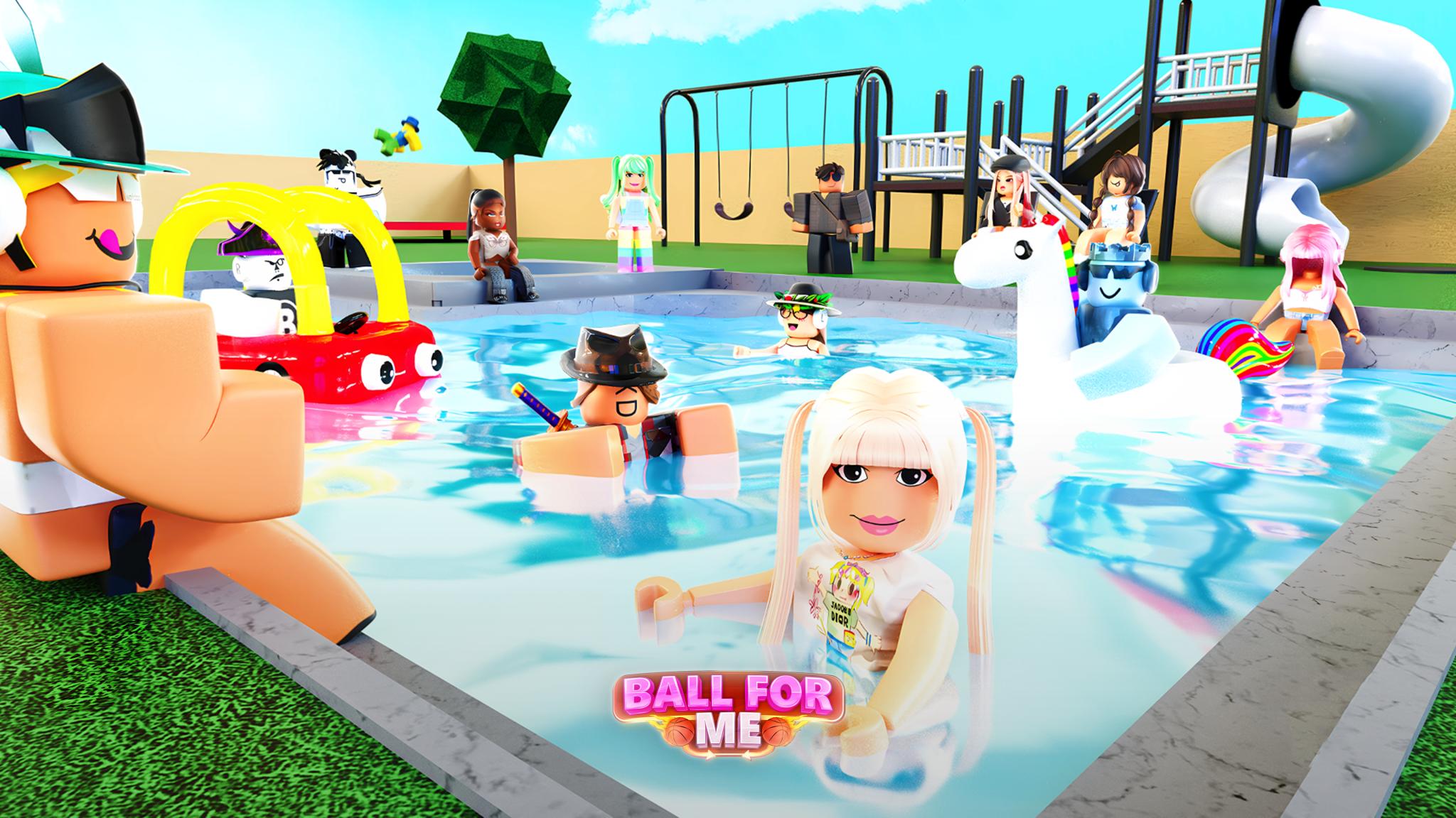 Discovery splash banner for Ball For Me Discord server