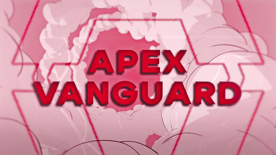 Discovery splash banner for Apex Vanguard Discord server