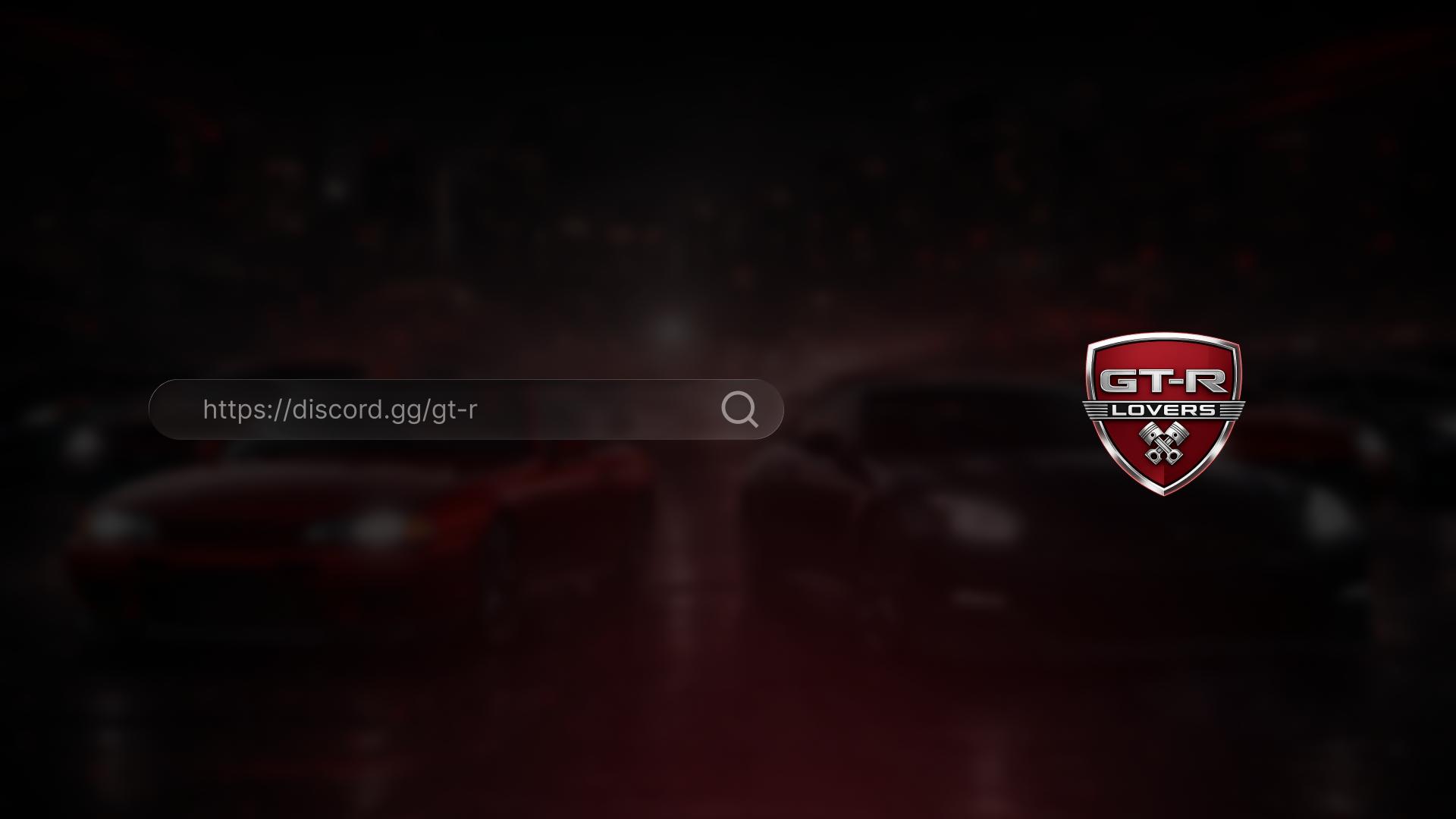 Discovery splash banner for GT-R LOVERS Discord server
