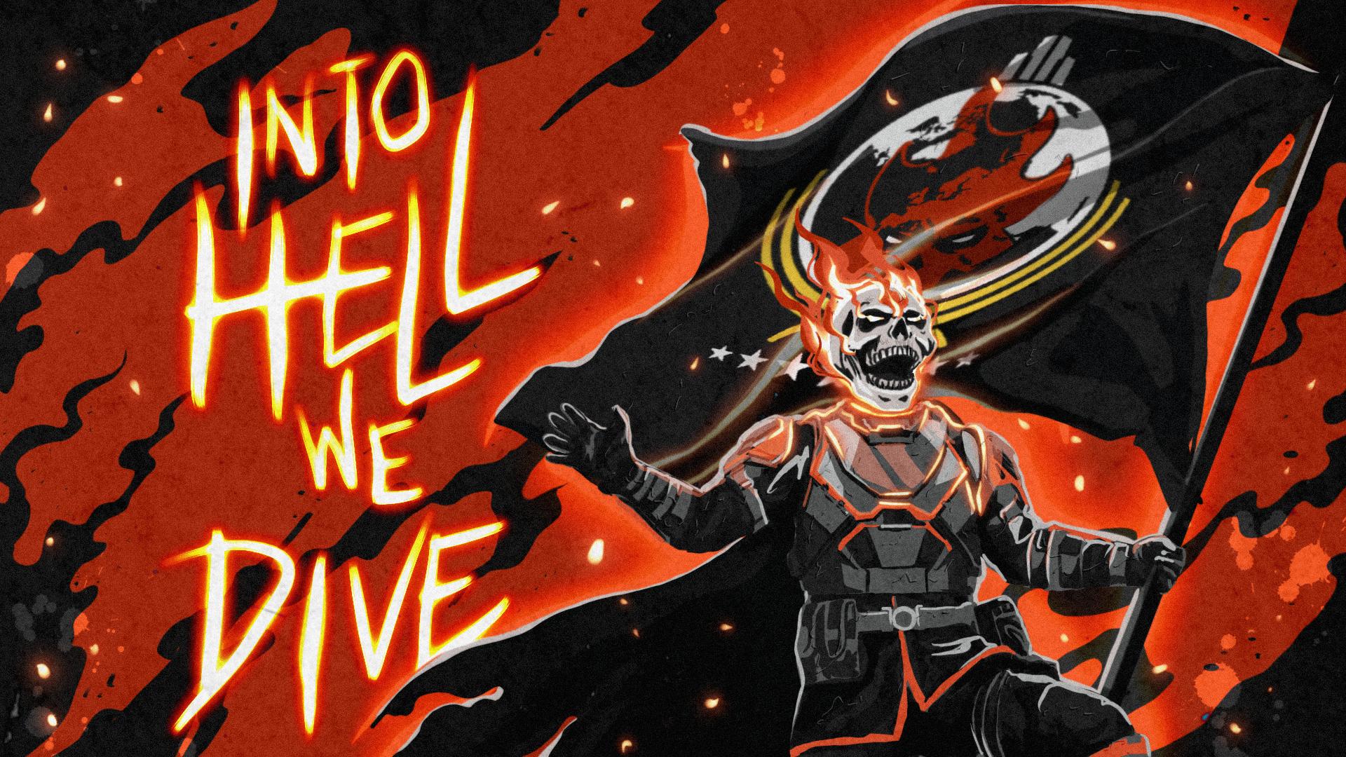 Discovery splash banner for 9th HELLRAISERS Discord server
