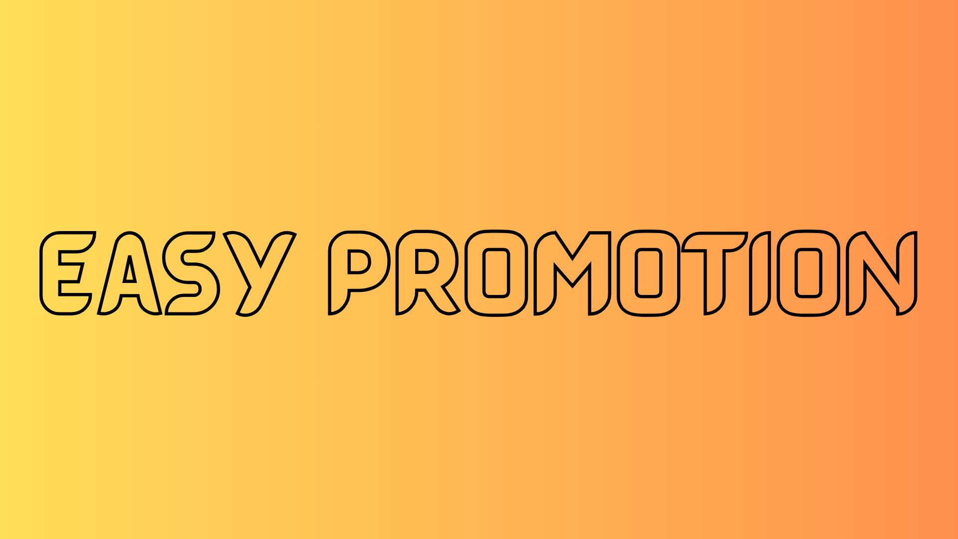 Discovery splash banner for Easy Promotion Discord server