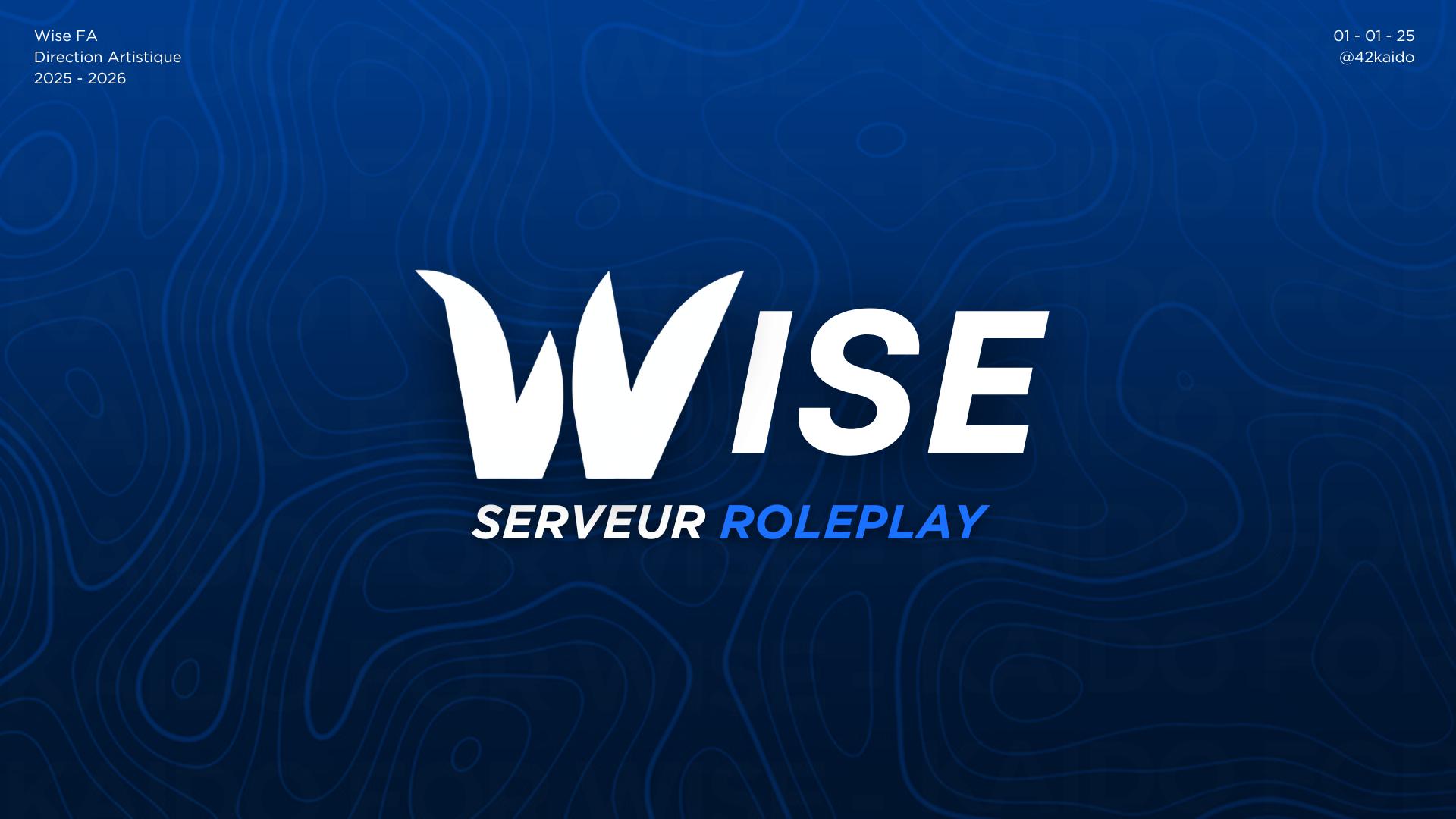 Discovery splash banner for 🌊 Wise | GTA RP Discord server