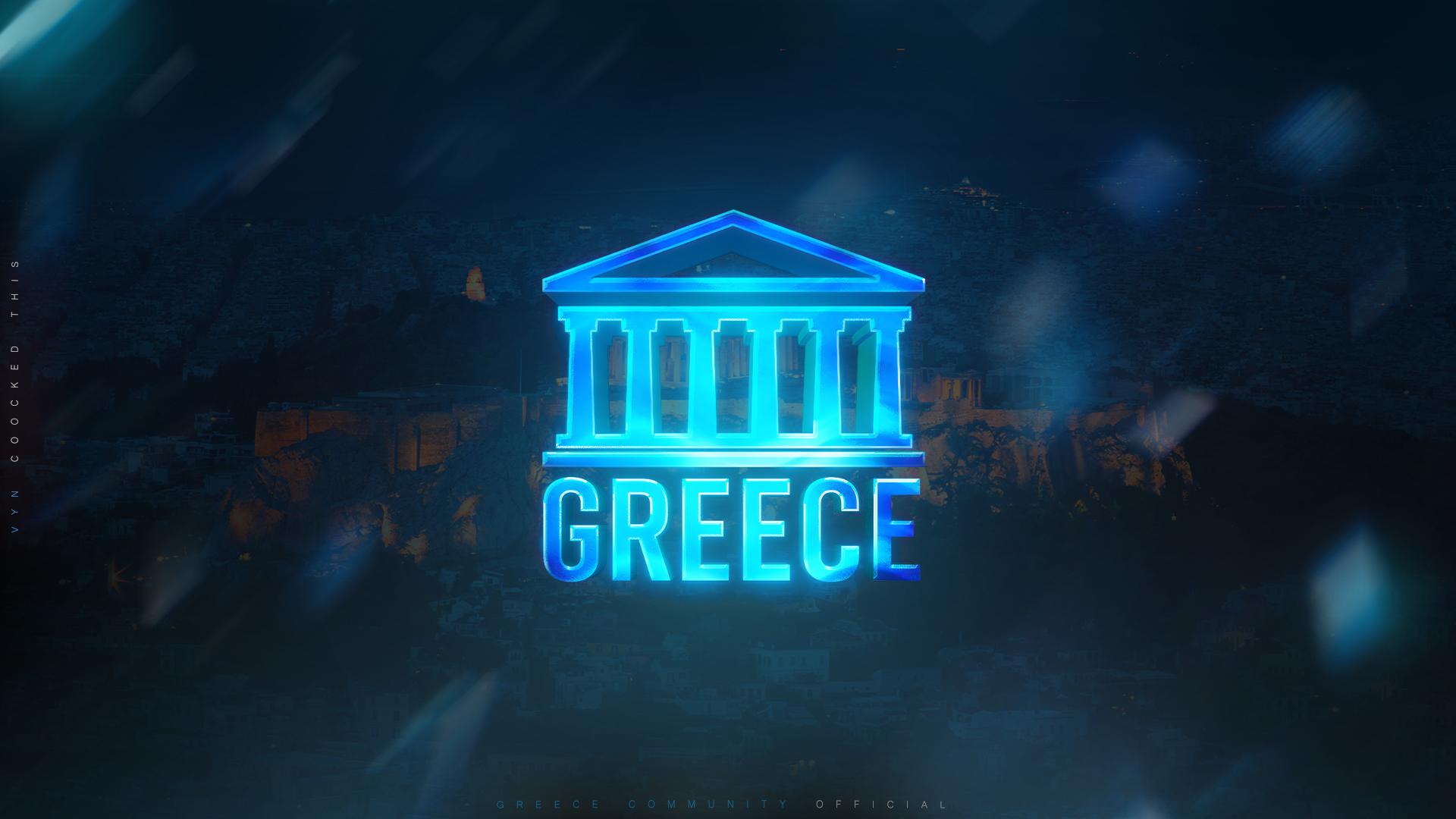 Discovery splash banner for Greece Discord server