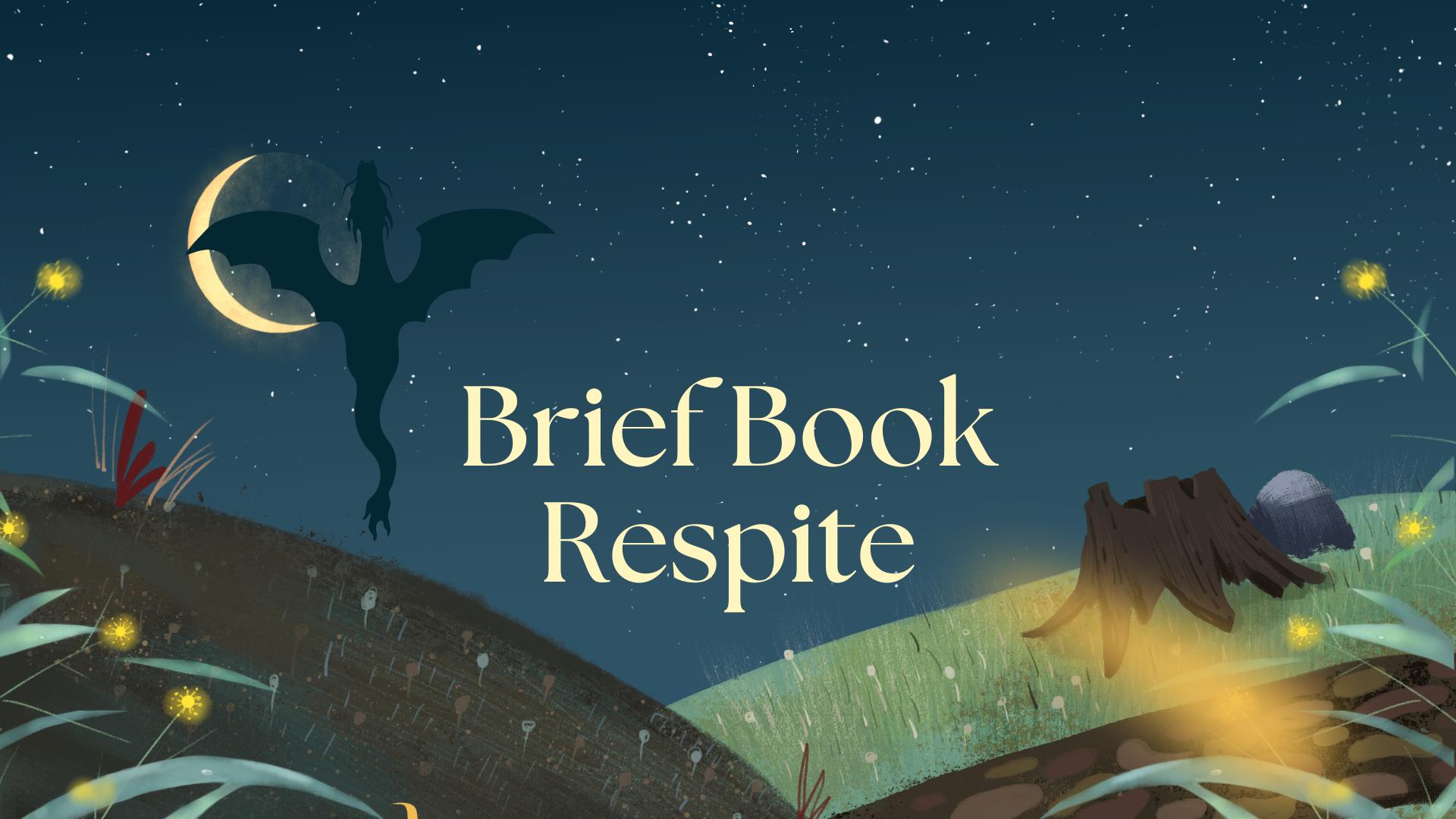 Discovery splash banner for Brief Book Respite Discord server