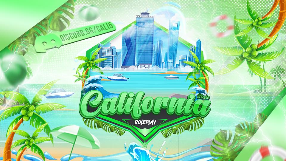 Discovery splash banner for 🌴 | California State Roleplay | VC Optional Discord server