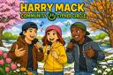 Discovery splash banner for Harry Mack Community Cypher Circle | Freestyle Rap Discord server