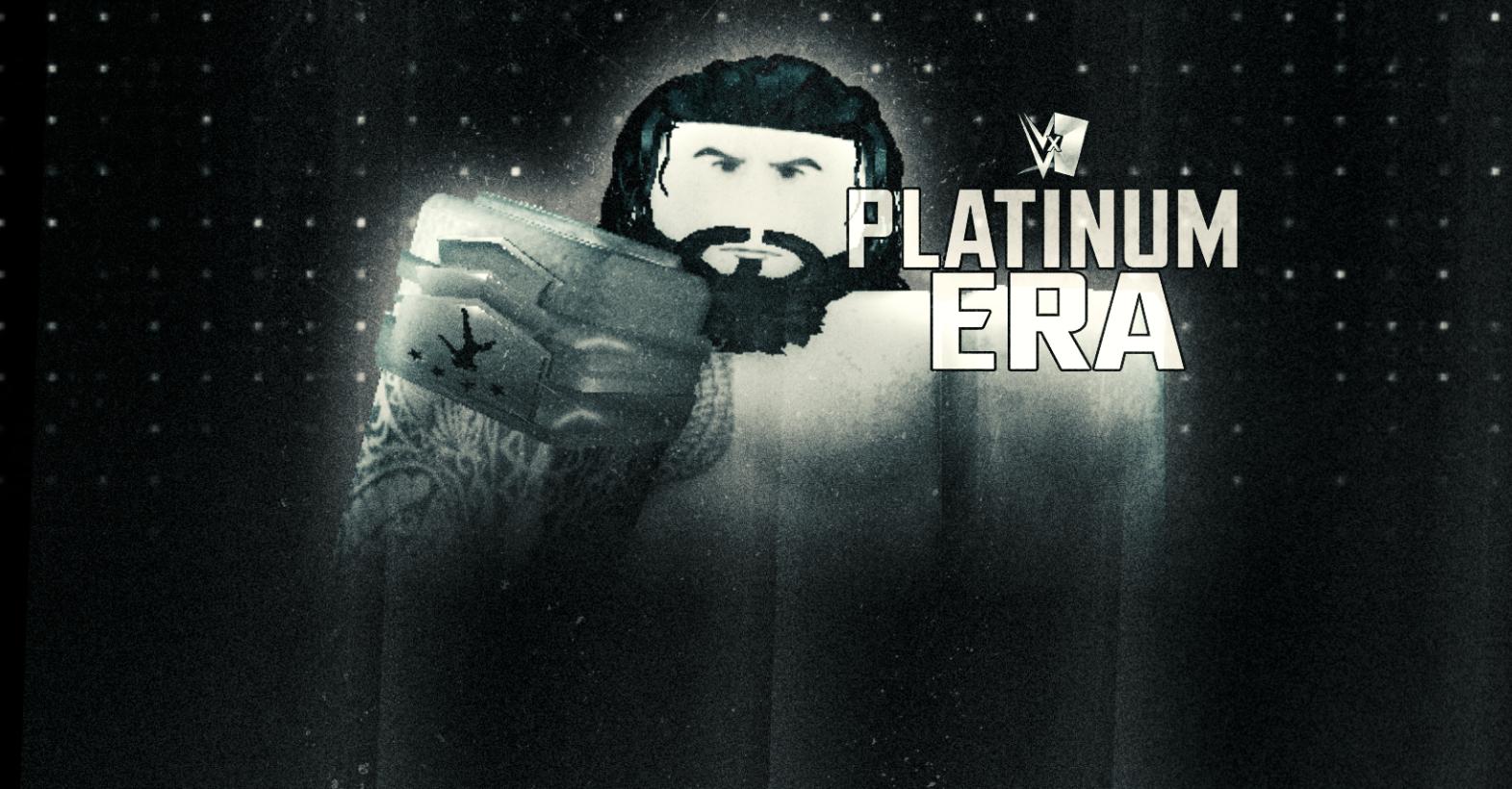 Discovery splash banner for WWE X Roblox Platinum Era! Discord server