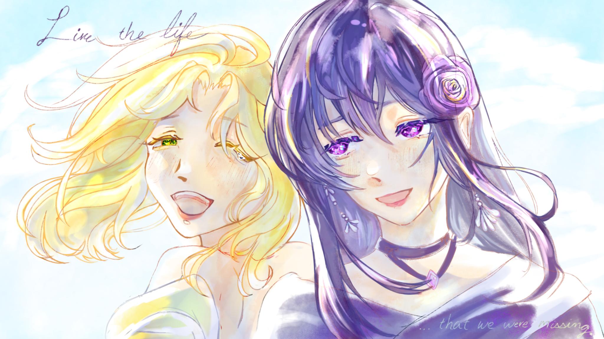 Discovery splash banner for YURI Community Discord server