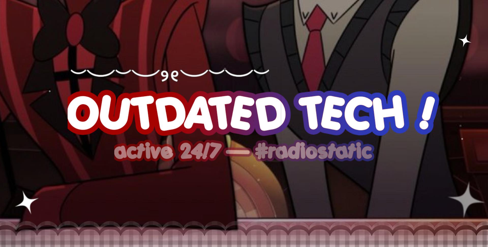 Discovery splash banner for 📺🦌 outdated tech ⸝⸝ 40% revamp Discord server