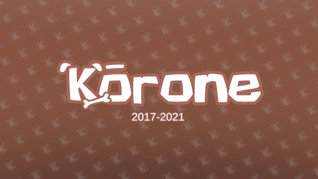 Discovery splash banner for Korone 2017 - 2021 ROBLOX Discord server