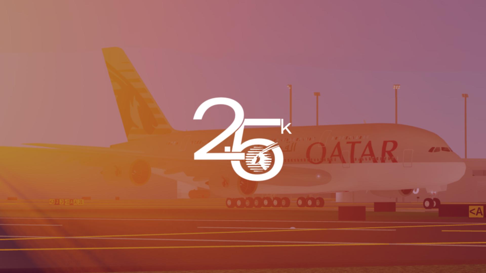 Discovery splash banner for Qatar Airways PTFS Discord server
