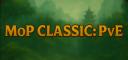 Discovery splash banner for MoP Classic: PVE (NA) Discord server