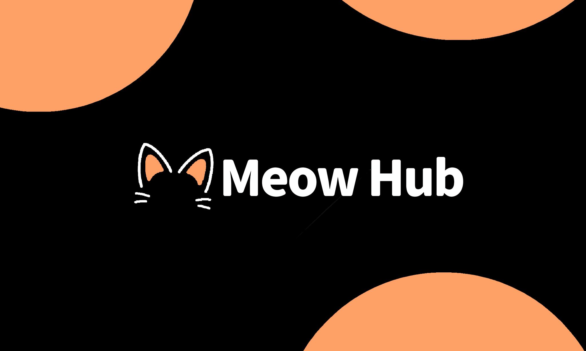 Discovery splash banner for Meow Hub Discord server