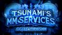 Discovery splash banner for Tsunami trading  & Middleman Discord server