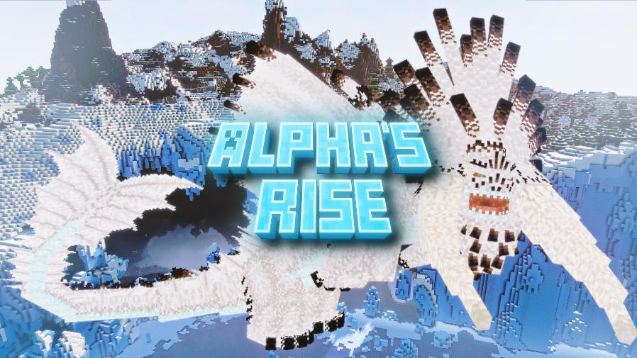 Discovery splash banner for Alpha's Rise Discord server