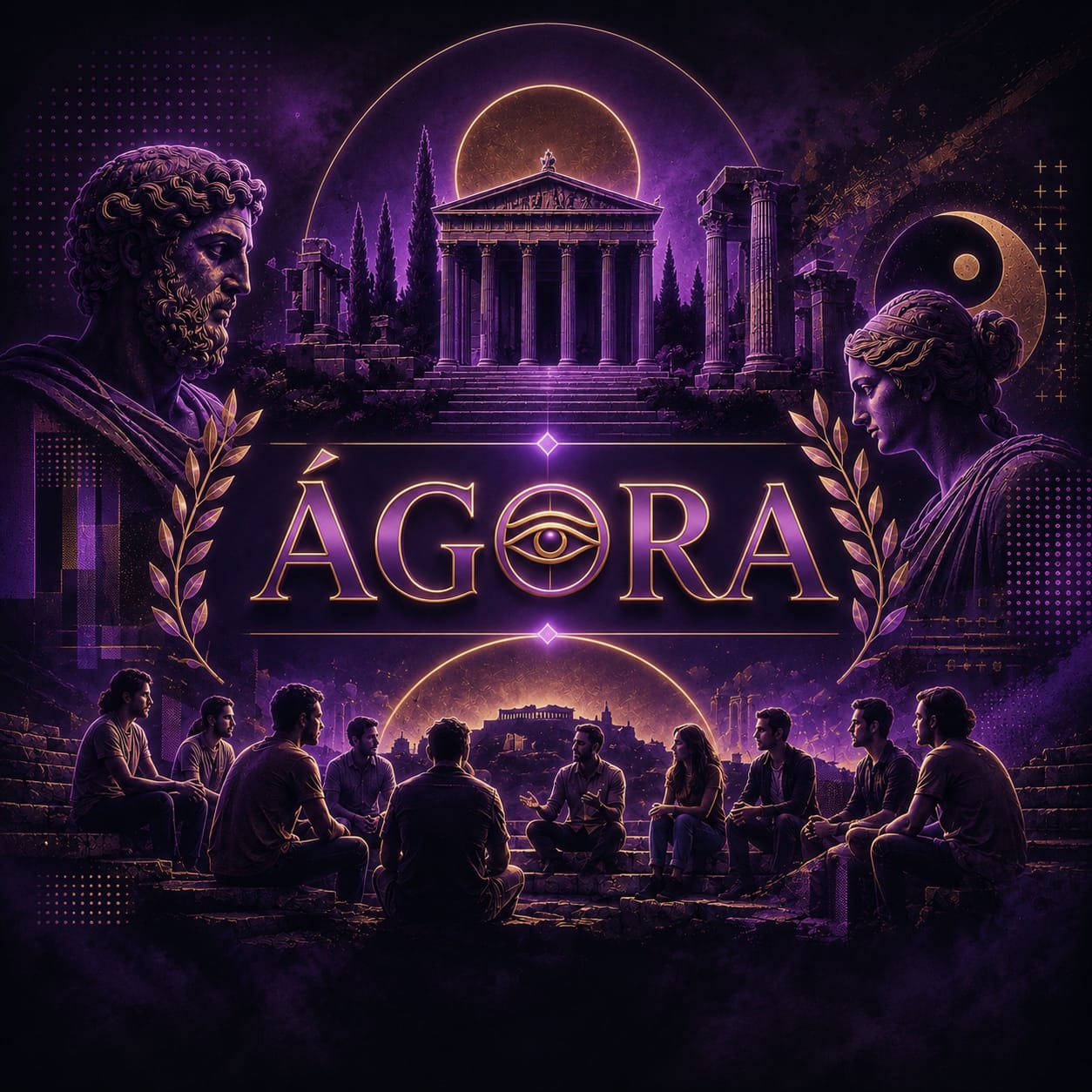 Discovery splash banner for ÁGORA Discord server