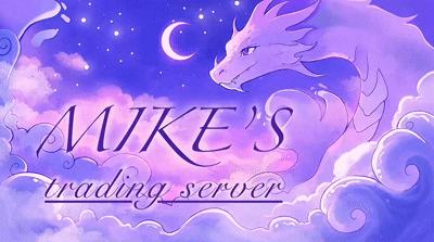 Discovery splash banner for Mike’s Trading Server | Adopt Me Discord server