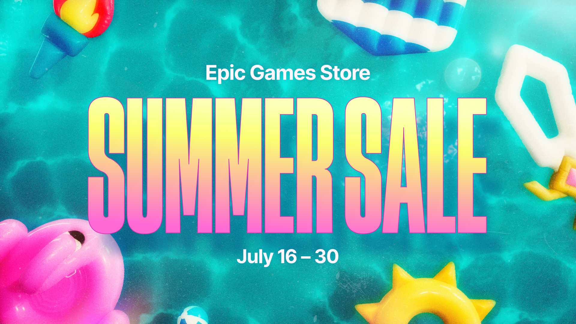 Discovery splash banner for Epic Games Store Community Server Discord server