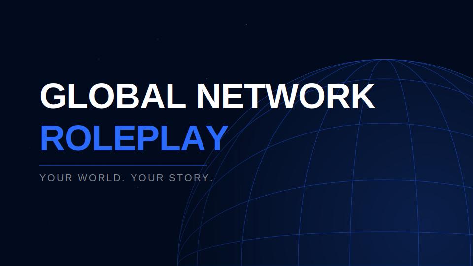 Discovery splash banner for Global Network Roleplay Discord server