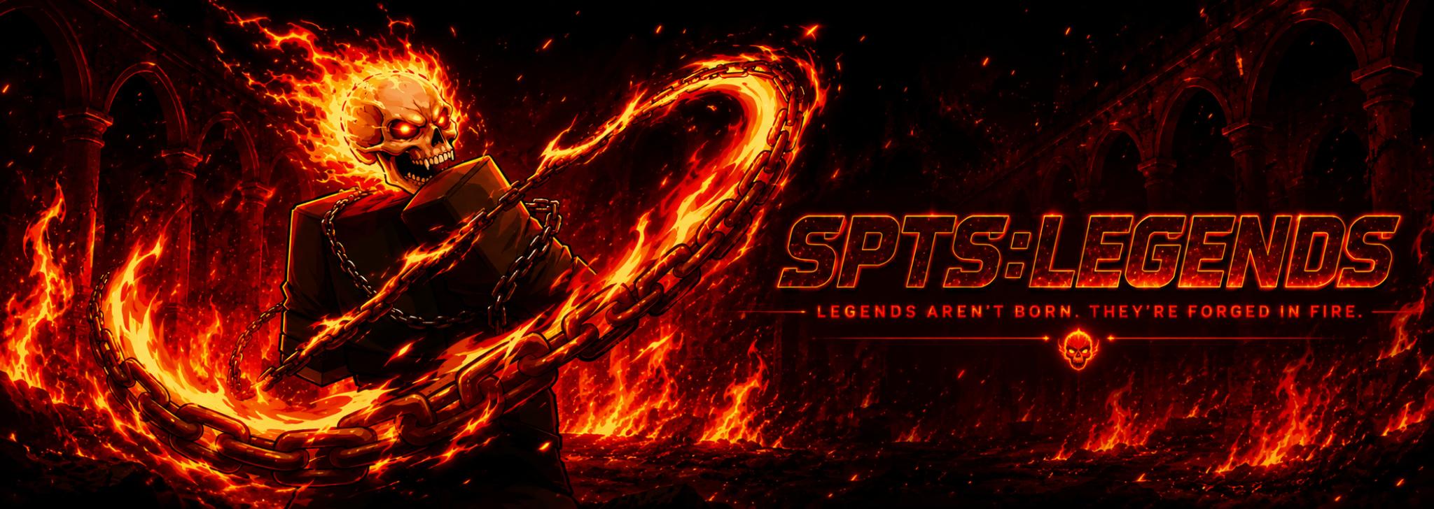 Discovery splash banner for SPTS: Legends💥 Discord server