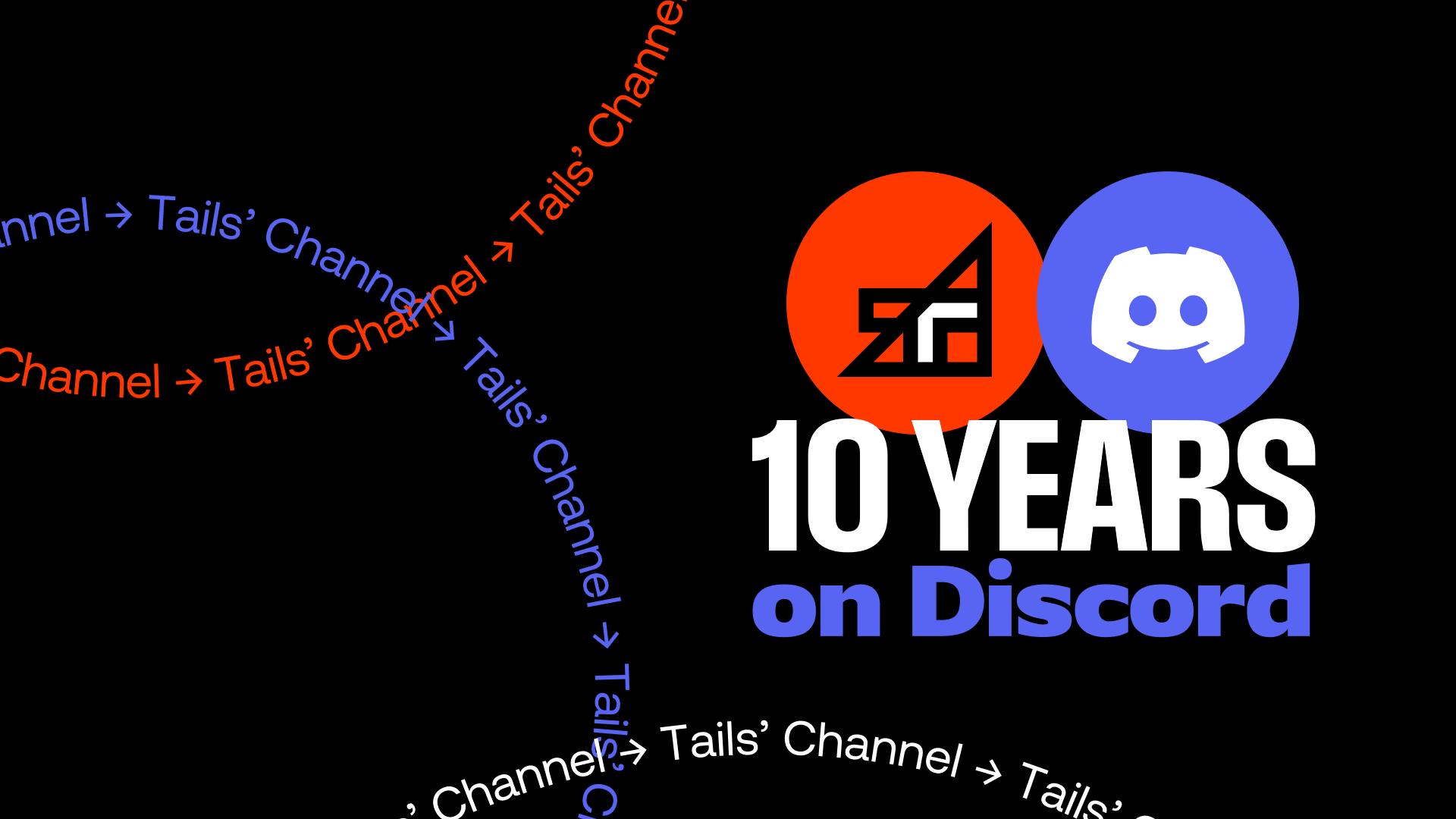 Discovery splash banner for TailsChannel.com · Sonic the Hedgehog News & Updates Discord server