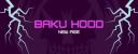 Discovery splash banner for BAKUHOOD #3YEAR Discord server