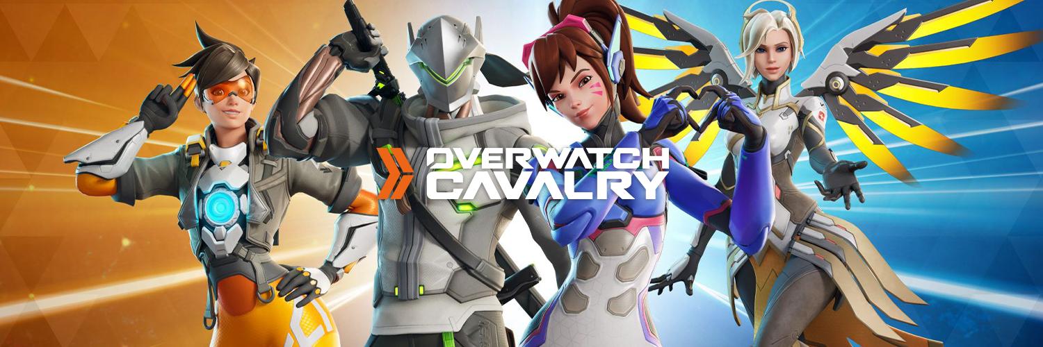 Discovery splash banner for Overwatch Cavalry Discord server