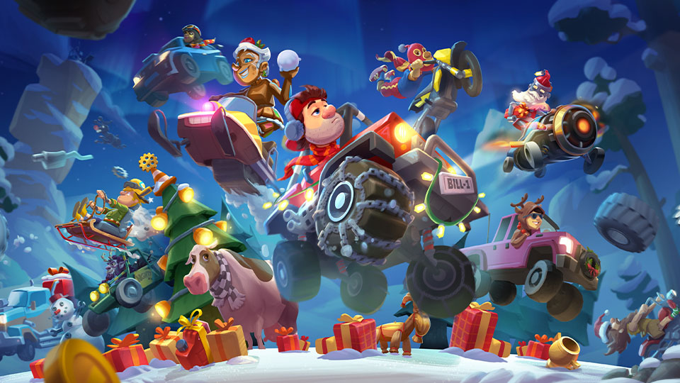 Discovery splash banner for Hill Climb Racing Discord server