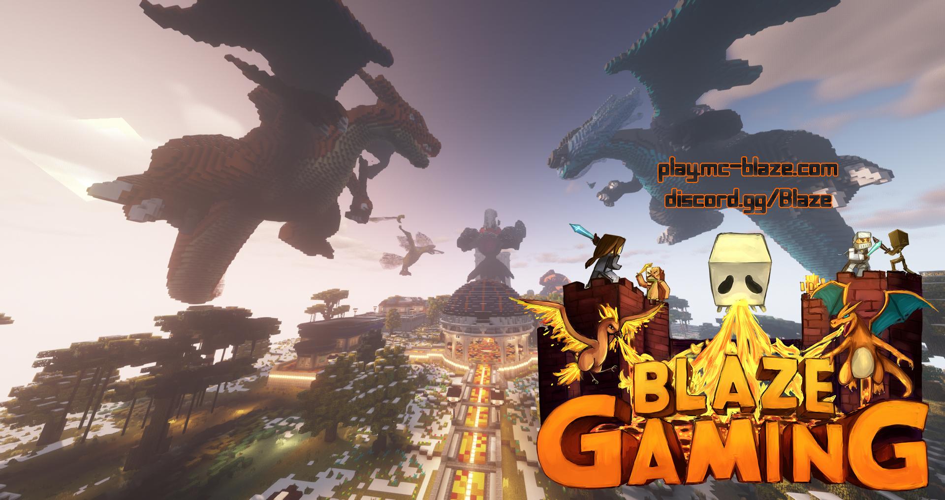Discovery splash banner for Blaze | Cobblemon & Pixelmon Minecraft Server Discord server