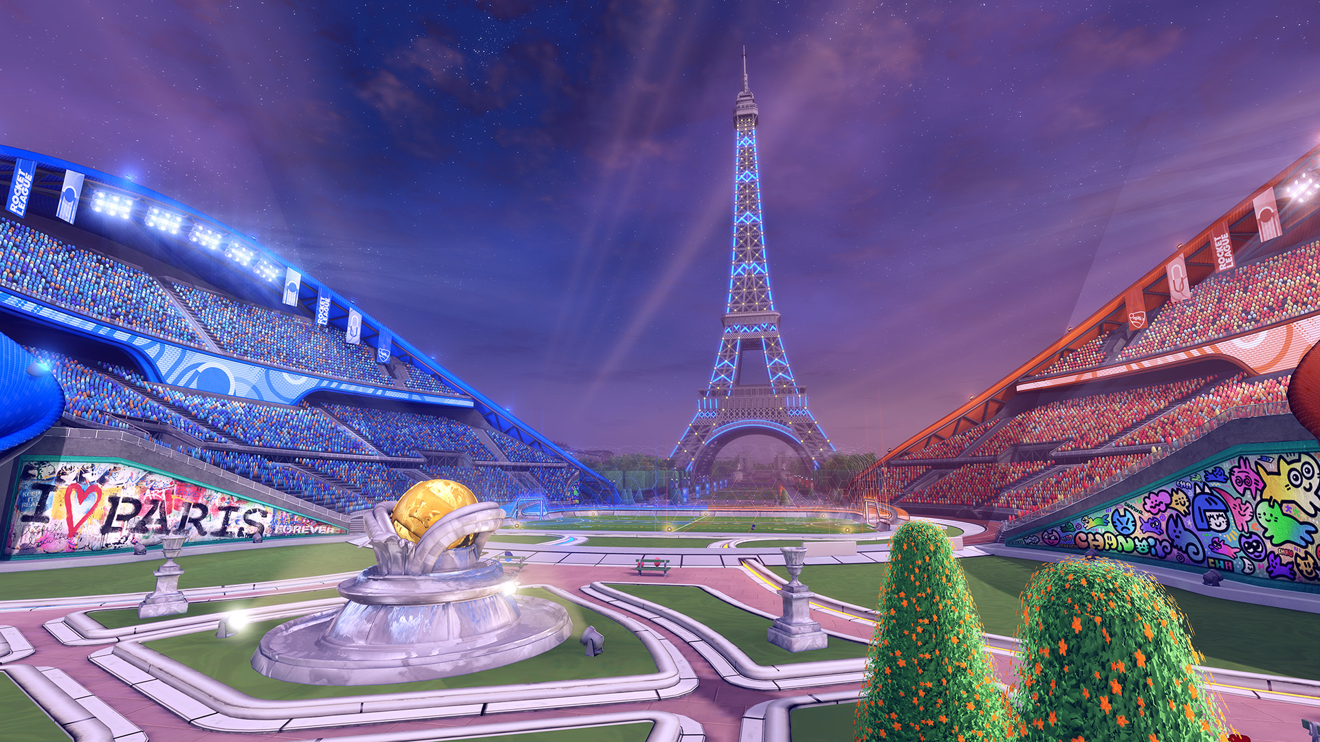 Discovery splash banner for Rocket League France Discord server