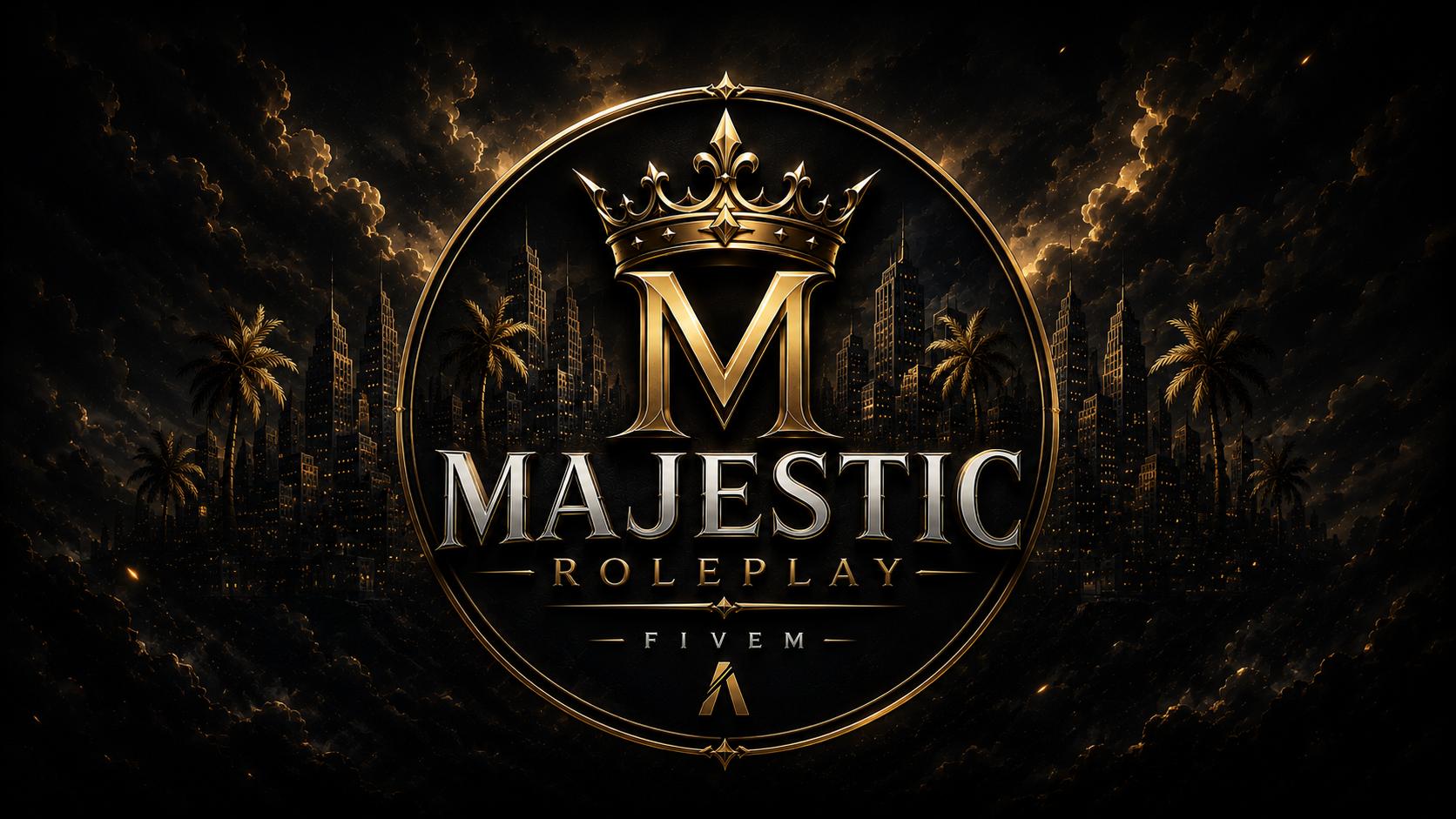 Discovery splash banner for MAJESTIC © ┃MAROC RP Discord server